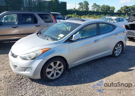 2013 Hyundai Elantra Limited из США, поврежденный, VIN 5NPDH4AE7DH164110
